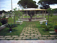 Gazebo in giardino